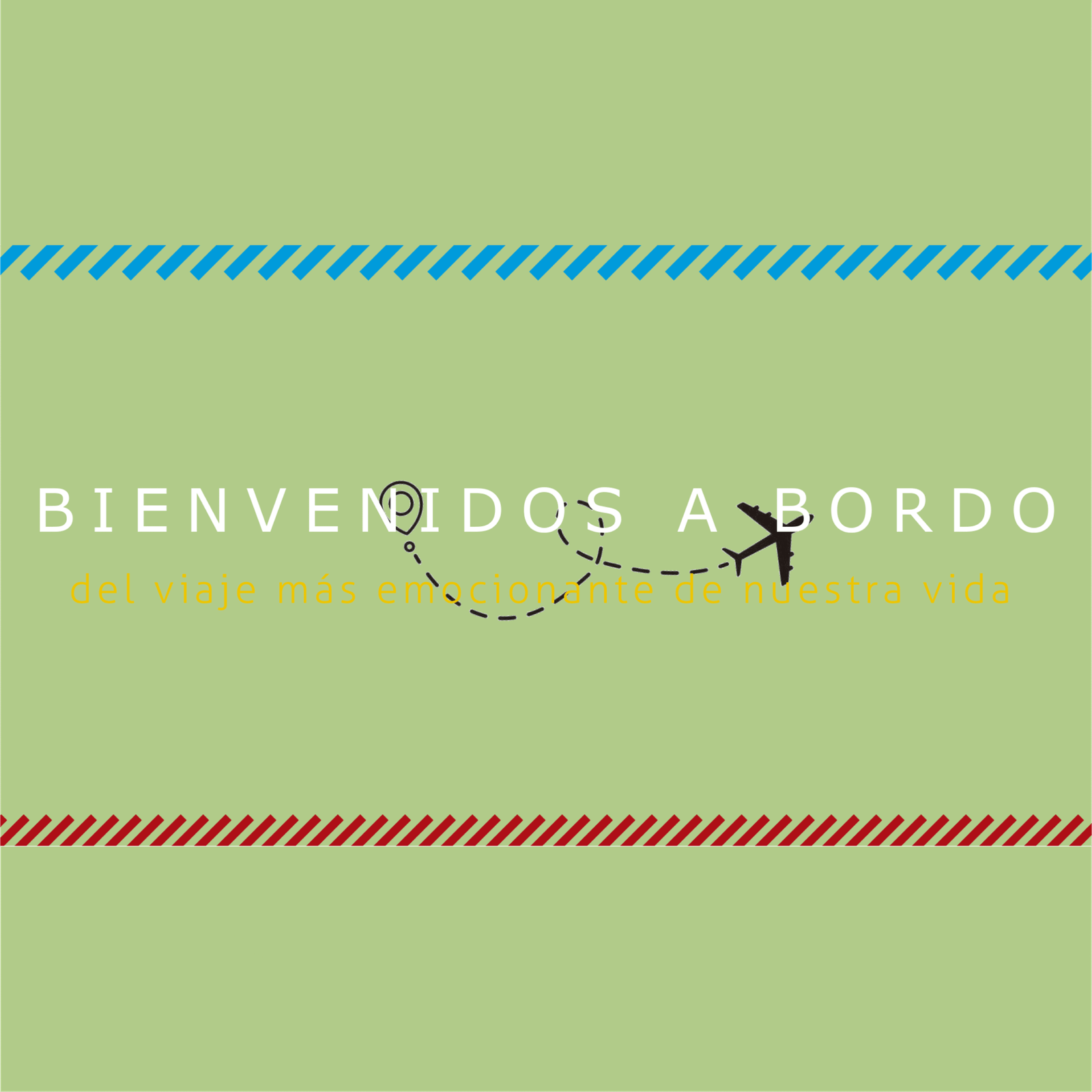 Invitación de Boda Personalizada tipo tarjeta de embarque